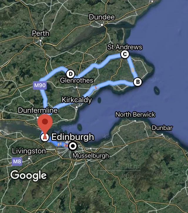 Day Trip to St Andrews from Edinburgh