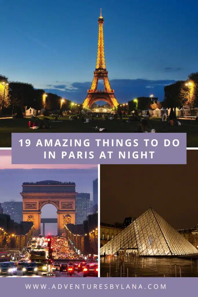 Things to Do in Paris in the Evening